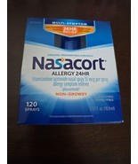 Nasacort Non Drowsy 24 HR Allergy Nasal Spray 120 Sprays 0.57oz  (BN27) - £13.82 GBP