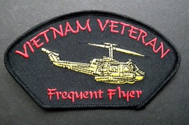 Vietnam Veteran Frequent Flyer Huey Embroidered Patch 5 X 3 Inches - £4.45 GBP