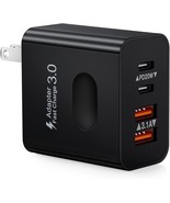 USB C Wall Charger Block 40W 4 Port C Block Fast Charging Dual Port USBC... - £18.38 GBP