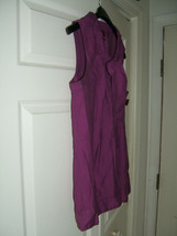 Merona Women&#39;s Size Large Plum Purple Scoop Bow Tie Neck Top (NEW) - £13.14 GBP