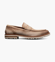 Stacy Adams Hopkins Moc Toe Penny Slip-On Shoes Sand 25708-269 image 2