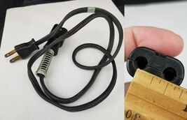 Vintage Leviton Small Appliance Replacement Power Cord 1/2" 2-Pin On Cen... - $14.99