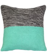 Hygge Espen Celeste Green Knit Pillow, with Polyfill Insert - £31.42 GBP