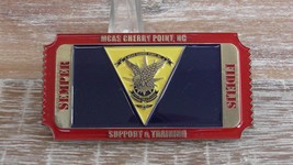 USMC Marine Corps Air Station MCAS Cherry Point Birthday Ball Challenge Coin - £30.03 GBP