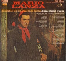 Mario Lanza in His Greatest Hits From Operettas And Musicals - 36 Selections Fro - £44.82 GBP