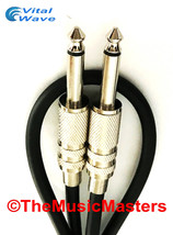 3ft 1/4&quot; Instrument Guitar Bass Amp Keyboard Audio Patch Cable Cord Wire... - $8.07