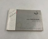 2009 Nissan Maxima Owners Manual Handbook OEM A03B18058 - $22.27