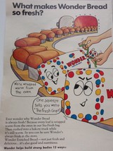 Wonder Bread Sta Fresh Bag The Fresh Guys Magazine Print Ad 1972 - $3.99