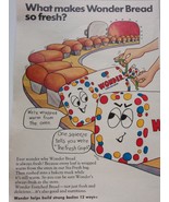 Wonder Bread Sta Fresh Bag The Fresh Guys Magazine Print Ad 1972 - €3,46 EUR