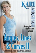 Kari Anderson Angles Lines &amp; Curves 2 Ballet Workout Fitness Exercise Dvd New - £10.85 GBP