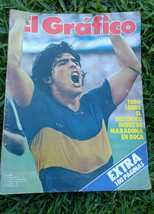 rivista el Grafico Maradona collezione debutto sportivo a Boca jrs 1981,... - $173.80