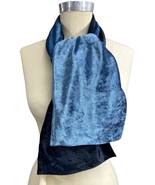 New With Tags EMPORIO ARMANI Unisex Blue Scarf 8&quot; x 48&quot; Made in Italy - $913.40 MXN