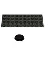 40 lot 3M ™ BUMPON 3/4&quot; SELF ADHESIVE BLACK RUBBER FEET stick on equipme... - $19.79