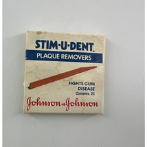 Vintage Johnson &amp; Johnson Stim U Dent Plaque Removers Flights Gum Diseas... - $57.10 MXN