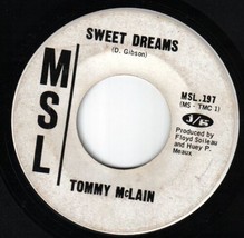 Tommy McLain Sweet Dreams 45 rpm I Need You So - £6.97 GBP