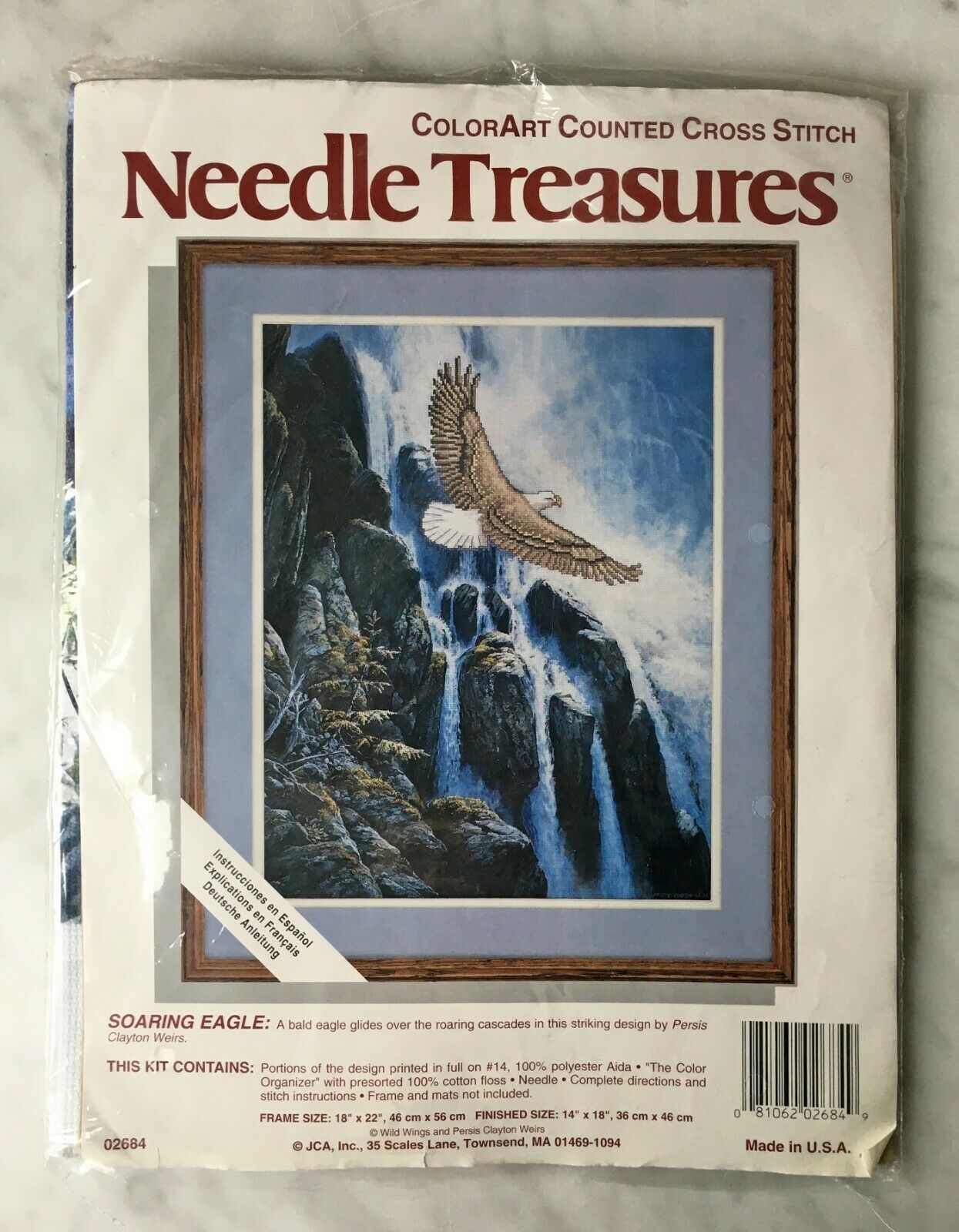 Primary image for Needle Treasures Soaring Eagle Counted Cross Stitch Kit - 14" x 18"