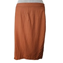 Burnt Orange Knee Length Pencil Skirt Size 24W New with Tags  - £19.36 GBP
