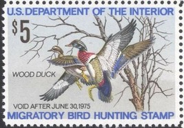RW41, Wood Duck Federal Duck Stamp VF OG NH - Stuart Katz - £8.80 GBP