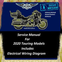 2020 Harley Davidson Touring Models Workshop Service Repair Maintenance ... - $24.95