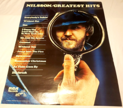 HARRY NILSSON Greatest Hits 1978 Vtg 30&quot; Original RCA Records STORE PROM... - £44.04 GBP
