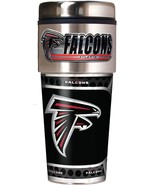 Atlanta Falcons Metallic Travel Tumbler Stainless Steel 16oz - $34.28 CAD