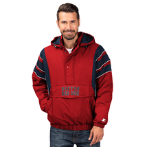 Boston Red Sox Mens Starter The Impact 1/2 Zip Hooded Pullover Jacket - XL - NWT - £78.40 GBP