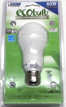 Feit ECOBulb 15W / 60W 120V A19 Soft White CFL E26 Medium Base BPESL15ATMM - £6.89 GBP