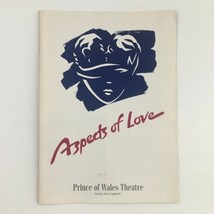 1986 Prince of Wales of Theatre Present Aspects of Love by Trevor Nunn - $19.44 CAD