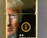 Mr. President Donald Trump D7 Flip Top Dual Torch Lighter Wind Resistant - £13.19 GBP