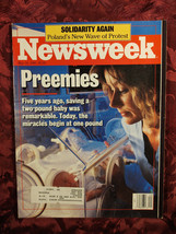 NEWSWEEK May 16 1988 Preemies Premature Babies Poland Solidarity Paul Gauguin - £5.17 GBP