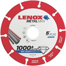 Lenox Tools 1972922 METALMAX Diamond Edge Cutoff Wheel, 5" x 7/8" - $27.95