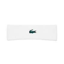 Lacoste Basic Sports Headband RL7569-55G 001 Tennis Racket Hair Band Whi... - $621.72 MXN