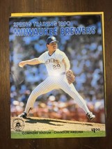 1990 Milwaukee Brewers vs Kansas City Royals Program Scorecard - £15.97 GBP