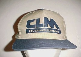 CLM Equipment Company Houston Texas Adult Unisex Blue Khaki Cap One Size... - $18.73