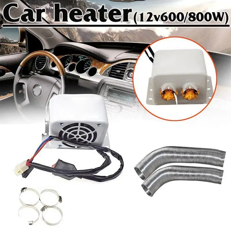 3/2 Hole Car Electric Heater Defogger 12V 24V 600W 800W Classic Dual Hole Car - £45.40 GBP+