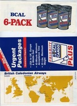 British Caledonian Airways Cargo Brochures 1987 6 Pack Priority Plus  - £14.05 GBP