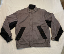 Dryjoys by Footjoy Jacket Removable Sleeves Herringbone Black White Mens... - $26.13