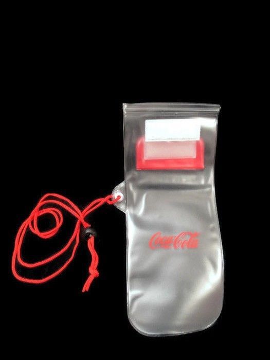 Coca-Cola Waterproof Phone Pouch Bag Case with Adjustable Carry Cord - $3.96