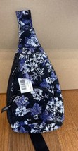 Vera Bradley Lighten Up Essential Compact Sling Bag in Frosted Floral NWT - £27.48 GBP