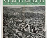 7 Days in Salt Lake City Brochure Center of Scenic America 1950&#39;s - £14.46 GBP