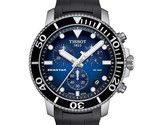 TISSOT SEASTAR 1000 T120.417.17.041.00 SILVER/BLUE/BLACK MENS WATCH - £224.17 GBP