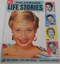 956 #6 HOLLYWOOD LIFE STORIES MAGAZINE Jane Powell - Elizabeth Taylor Cover - £23.29 GBP