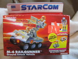 StarCom M-6 Rail Gunner. 1987. Unopened.Ages 5 and up. Coleco.Capt Rick ... - $340.00
