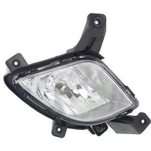 Clear Lens Fog Light For 2010-15 Hyundai Tucson RH Plastic Lens w/ Bulb - $60.06