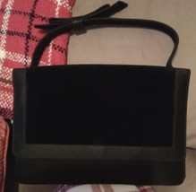 Black Vintage Velvet Lewis Made In Italy Purse - £15.26 GBP