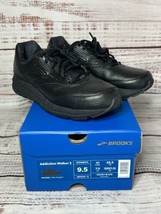 Size 9.5 Brooks Addiction Walker 2 Women&#39;s Walking Shoes Black Lace Up - £84.12 GBP
