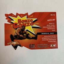 2022 Skybox AEW Metal Universe Bonzo Gonzo Die Cut #10 Keith Lee - £2.33 GBP