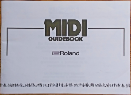 Roland Midi Guidebook Original Book, Informative and Collectable Book VG... - $19.79