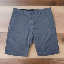 Volcom Chino Shorts Mens Size 34 Charcoal Gray Golf Outdoor B2 - $24.75