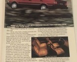 1985 Saab 9000 Car Vintage Print Ad Advertisement pa12 - $6.92
